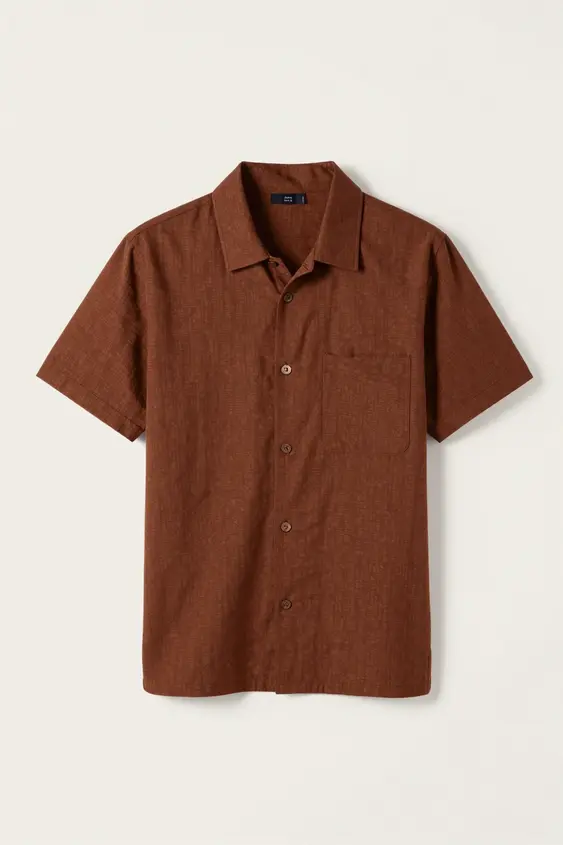Chestnut camp shirt