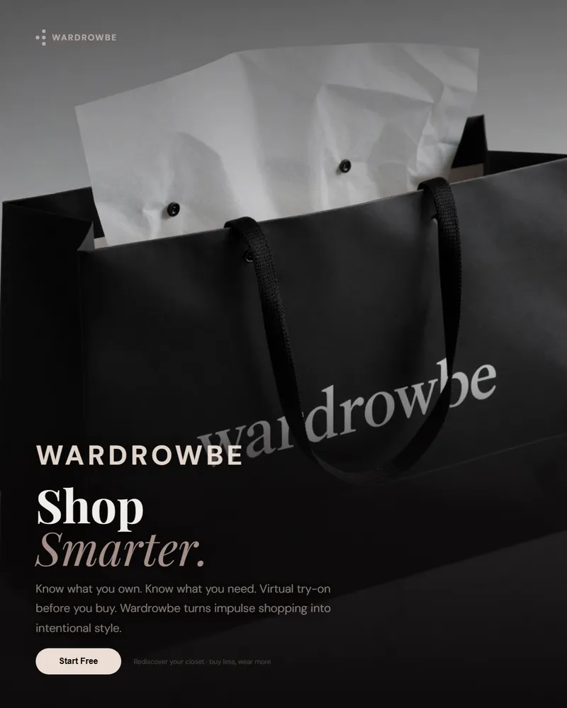 Elegant shopping bags representing intentional wardrobe purchasing decisions